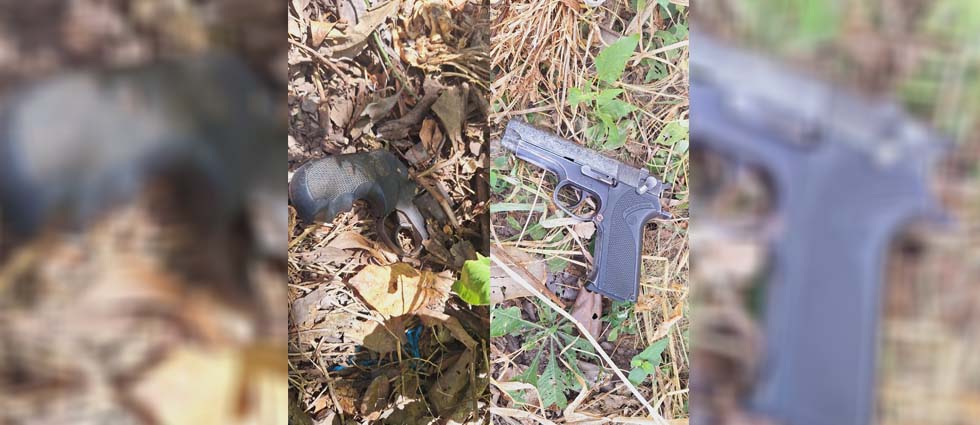 Hallan armas de fuego en zona rural de Cabañas