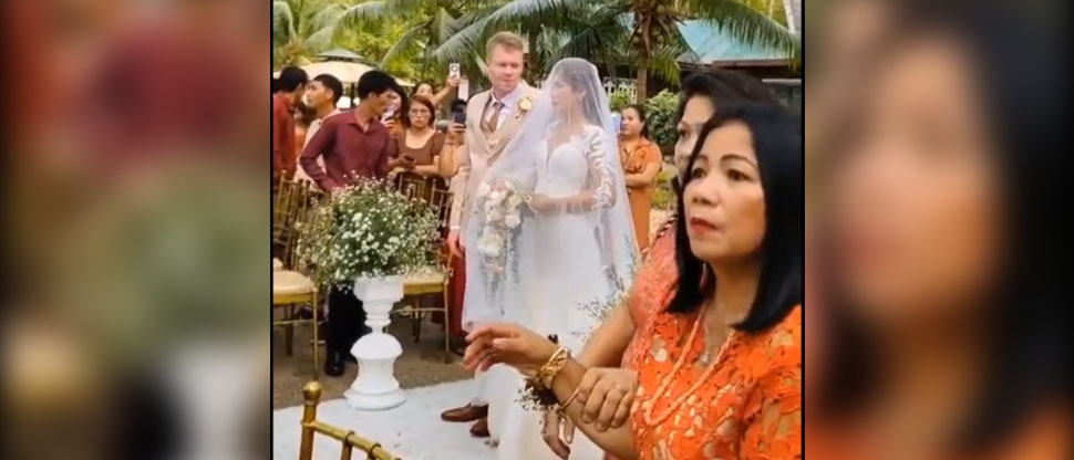Captan instante cuando sismo de magnitud 6.7 interrumpe boda en Filipinas