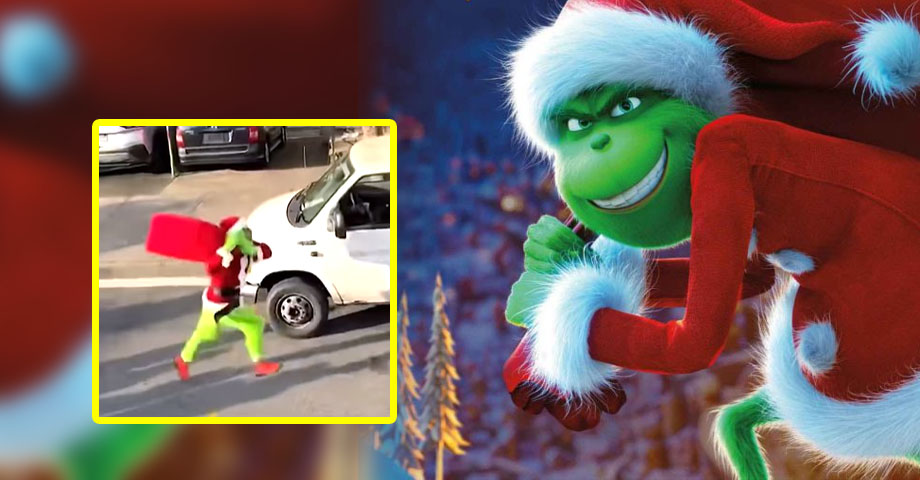 Capturan a “El Grinch” tratando de robarse una bolsa de regalos navideños