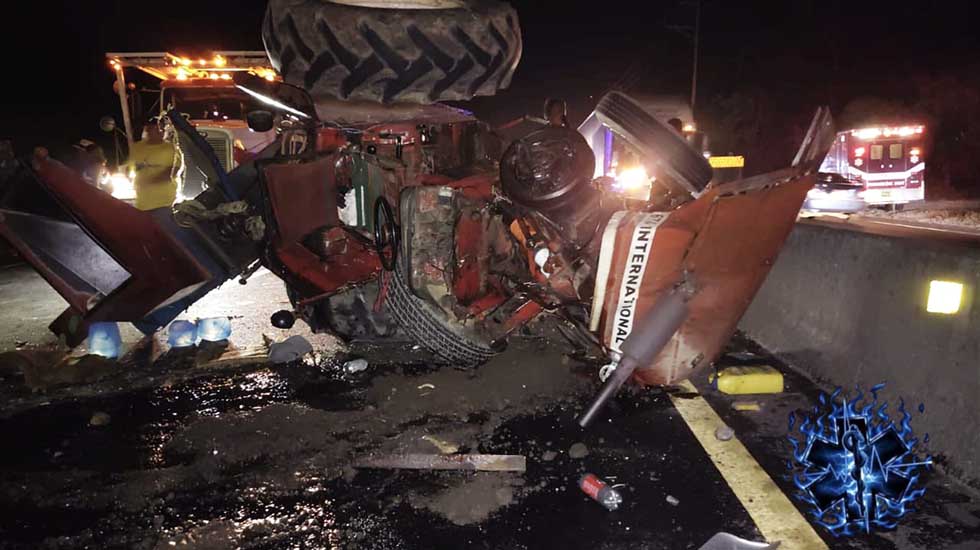 Cinco lesionados tras triple choque en la carretera a Sonsonate