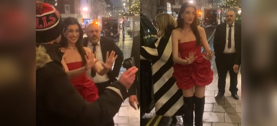 Hanne Hathaway pide a fans que hagan “fila” para tomarse una foto con ella