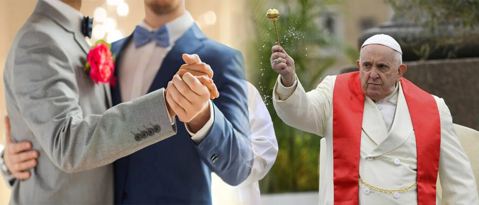 El papa aprueba la bendición para parejas del mismo sexo sin considerarlas “matrimonio”