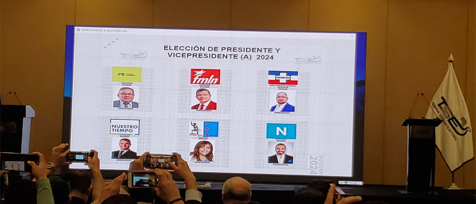 TSE pone a Presidente Bukele de último en papeleta de votación