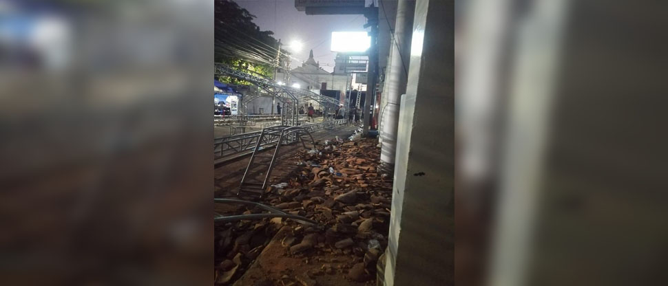 Denuncian daños en viviendas tras baile por fiestas patronales de Sensuntepeque