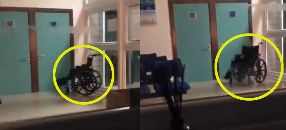 Graban supuesta actividad paranormal en hospital de Chile