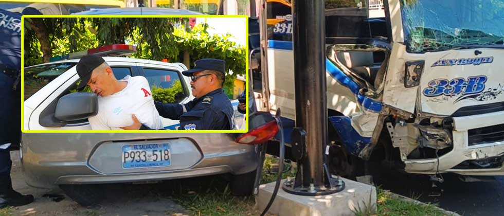«Iba manejando bolo»: Arrestan a responsable de accidente que dejó tres pasajeros lesionados