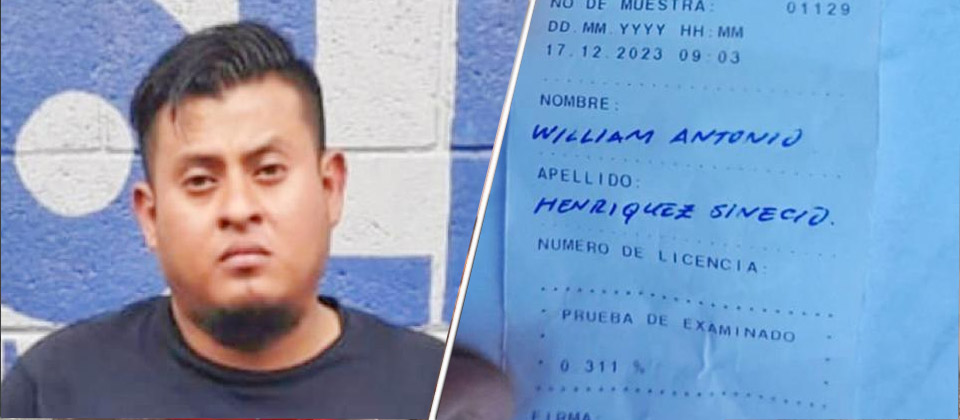 Detienen a microbusero borracho con 311 grados de alcohol y expuso la vida de sus pasajeros