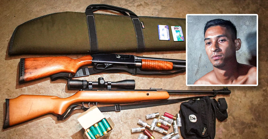 Tras operativo, sujetos que obtenían permisos ilegales para armas de fuego son capturados