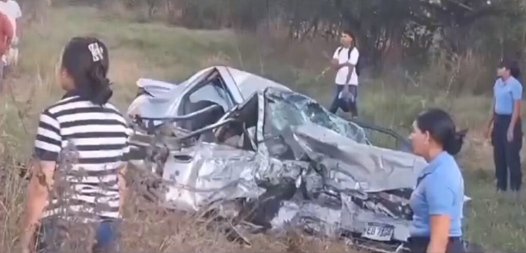 Salvadoreños sufren grave accidente en San Lorenzo, Honduras (VIDEO)