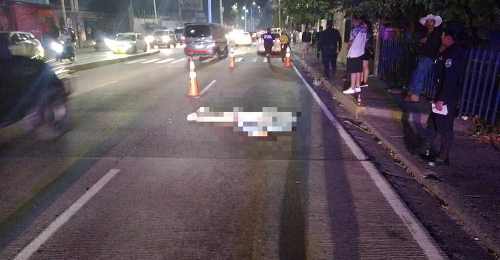Hombre fallece tras ser atropellado en la Troncal del Norte, Apopa