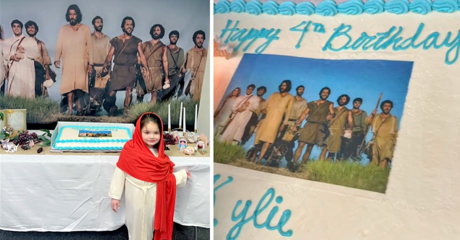 VIRAL | Niña pide su fiesta de cumple con temática de Jesucristo y enciende las redes