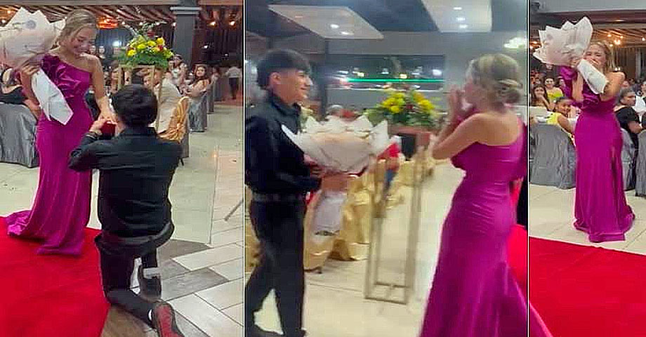 VIRAL | Joven le pide matrimonio a su novia en plena graduación de bachillerato