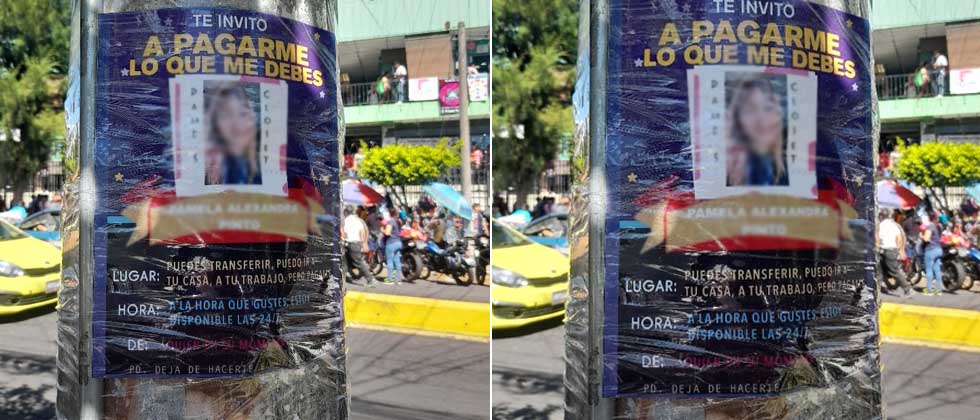 «Te invito a pagarme lo que me debes»: Se viraliza curiosa manera de cobrar en San Salvador