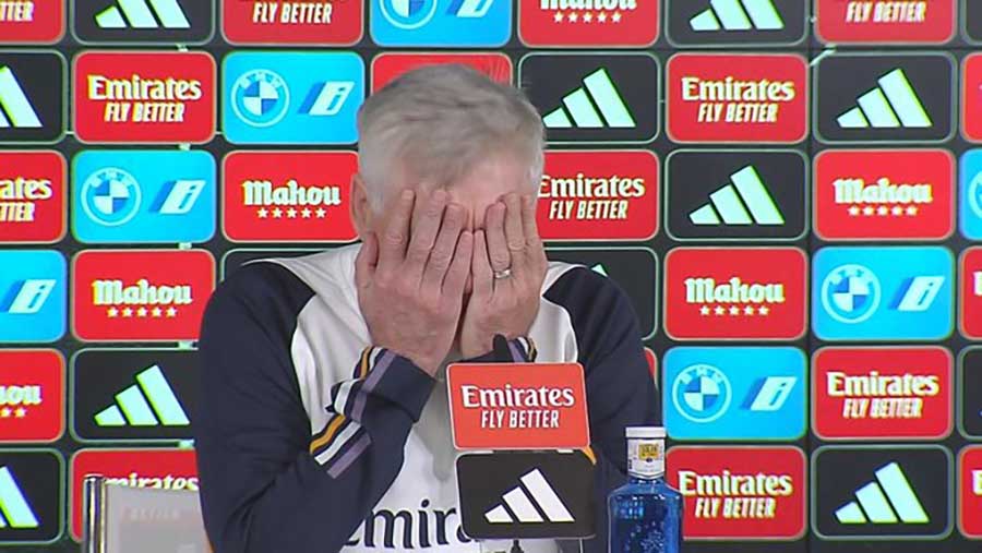 «Tchoameninga»: Carlo Ancelotti tiene un lapsus en rueda de prensa