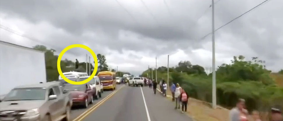 Aseguran que la “Muerte” apareció donde 11 personas fallecieron en accidente en Honduras