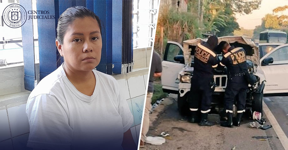 Cárcel para mujer que, estando ebria, provocó accidente y ocasionó la muerte de dos personas