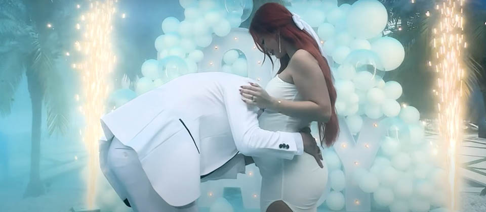Nicolle Figueroa y su esposo  revelan que su segundo bebé será un niño