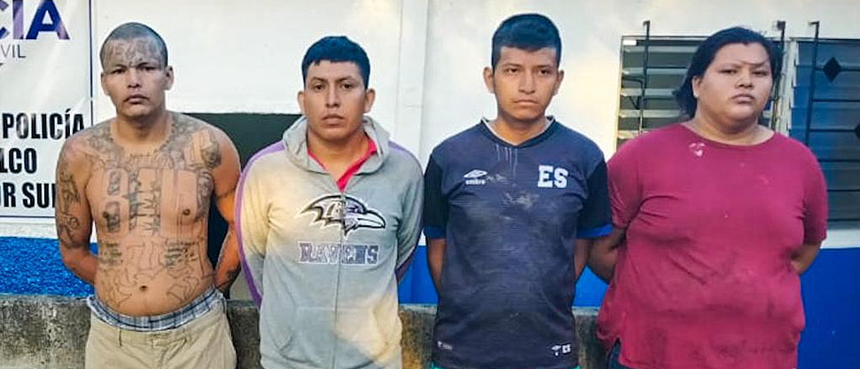 PNC hace efectiva la captura del Diablo y otros pandilleros en Panchimalco