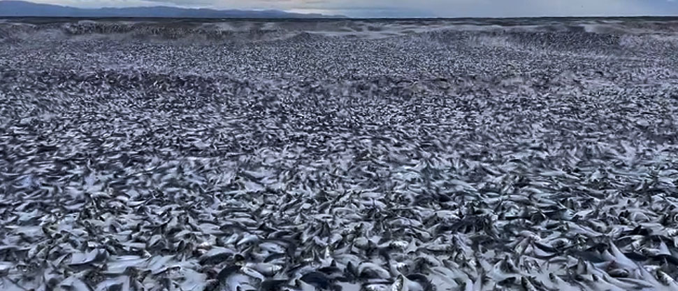 Miles de peces aparecen misteriosamente muertos en costas de Japón