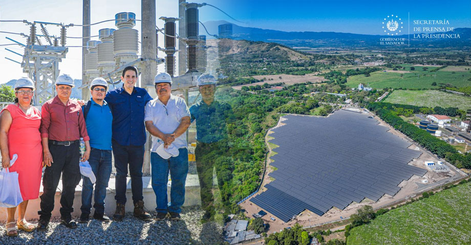 Inauguran primera planta fotovoltaica en Talnique, La Libertad