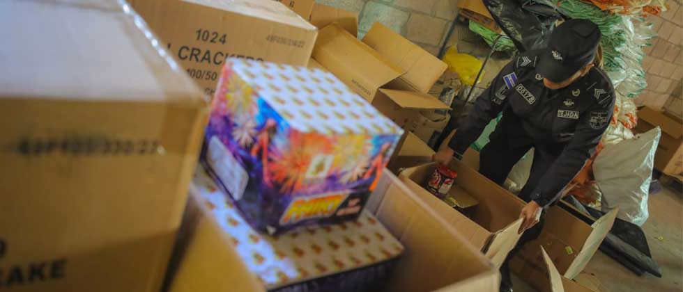 Inspeccionan talleres de productos pirotécnicos para verificar legalidad