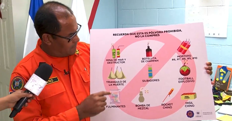 Director de Bomberos brinda detalles sobre la pirotecnia prohibida en esta época