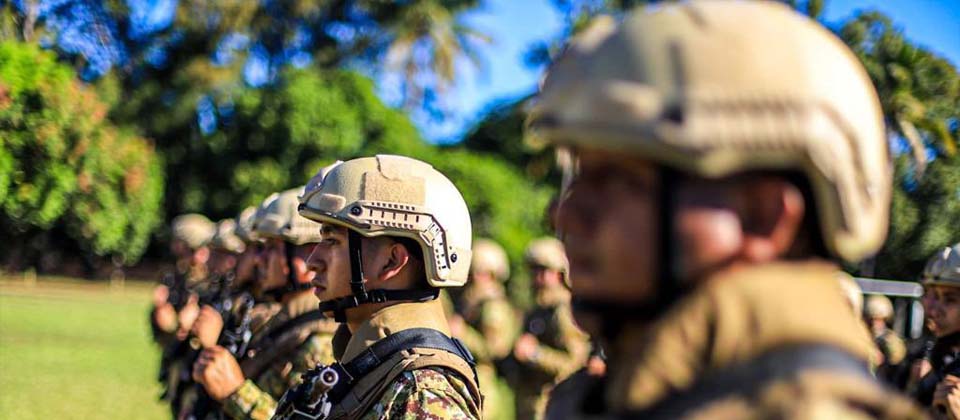 Entregan 690 cascos balísticos a soldados para las tareas de seguridad