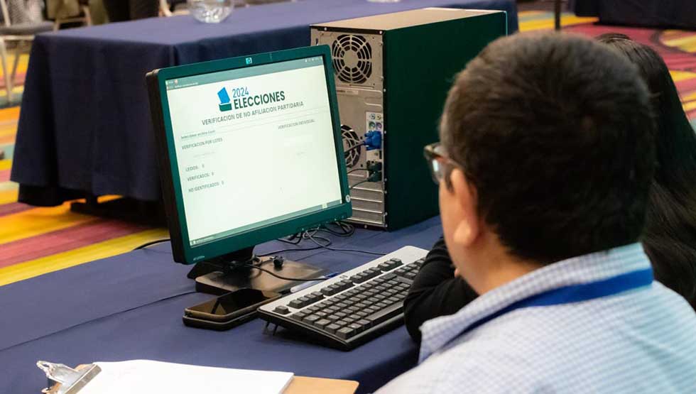 Esta semana inicia la distribución del equipo para el voto electrónico