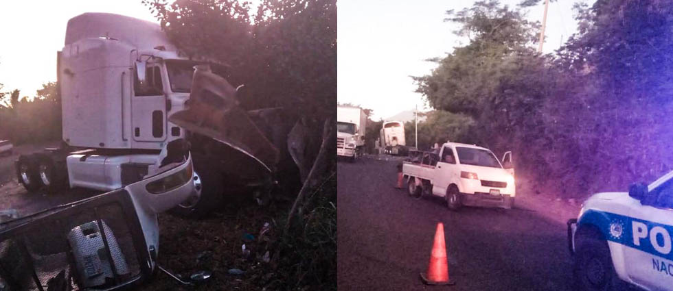Dos lesionados tras choque de cabezal contra dos vehículos en la carretera Panamericana