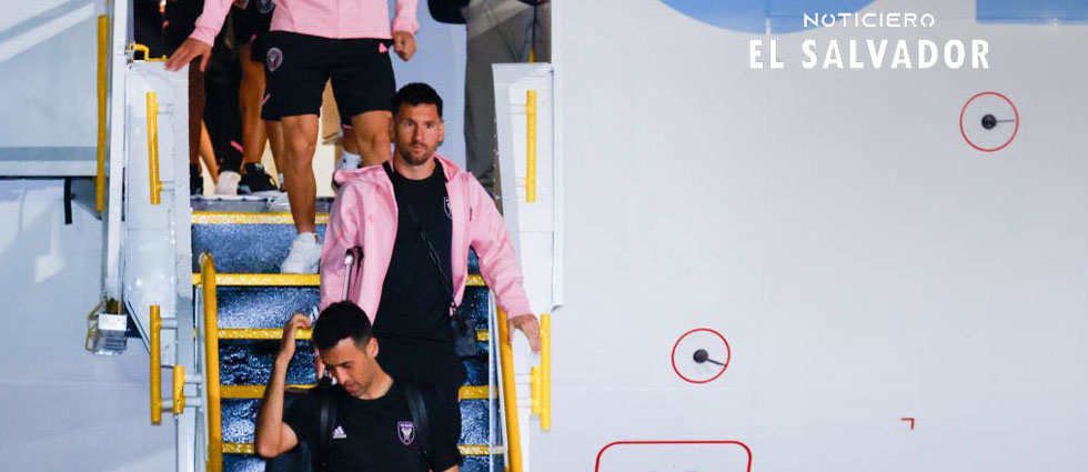 ¡Messi y el Inter ya están en El Salvador!