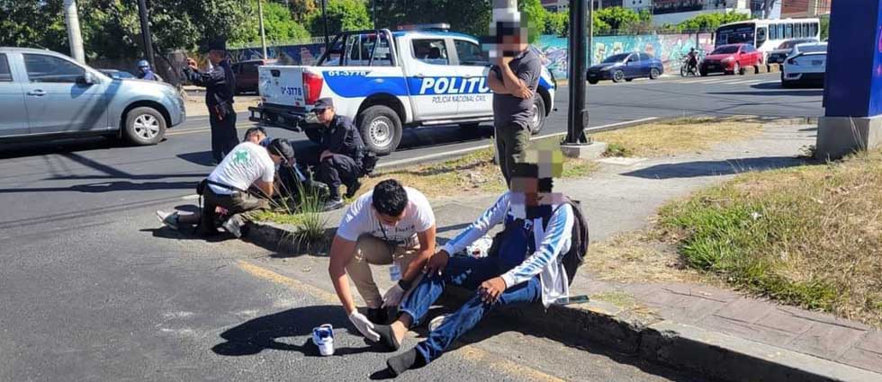 Dos lesionados deja accidente en el bulevar Tutunichapa