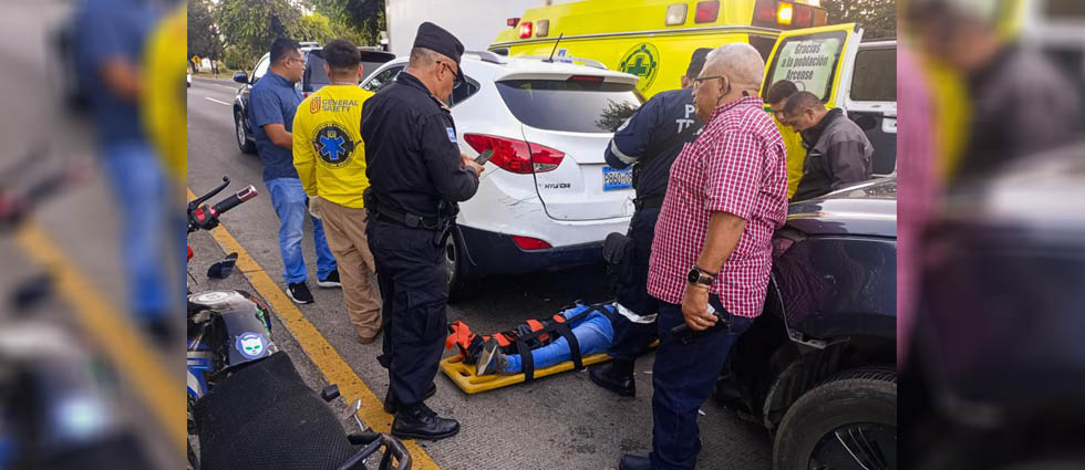 Un lesionado tras accidente con tres vehículos involucrados en La Libertad