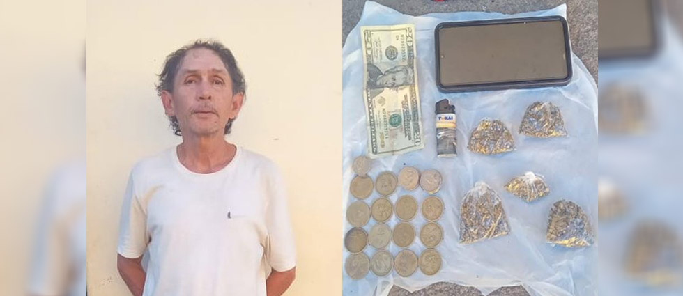 Militares arrestan a sujeto tras hallarle droga
