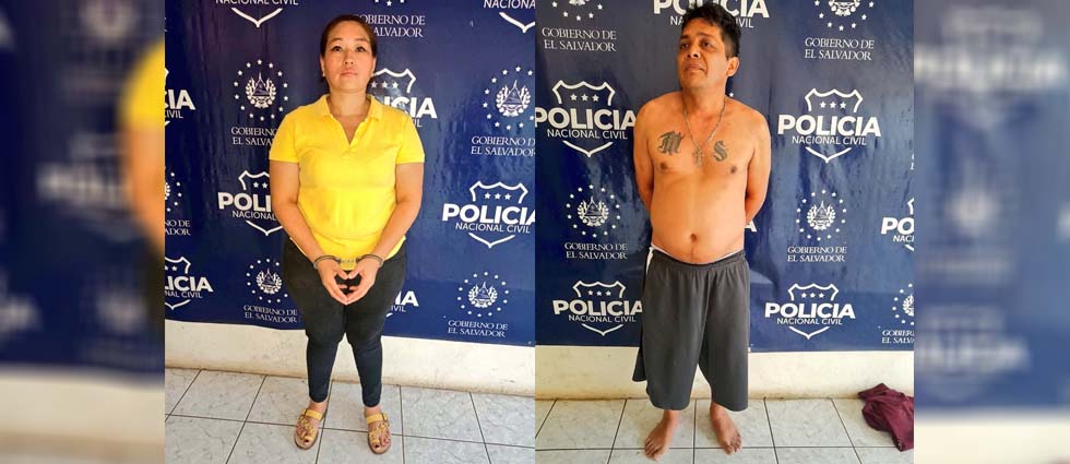 Capturan a la pareja de un marero que distribuía droga, amenazaba y cobraba la extorsión