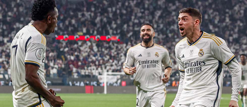 ¡Campeón! el Madrid aplasta al Barcelona con hat-trick de Vinicius en la final de la Supercopa