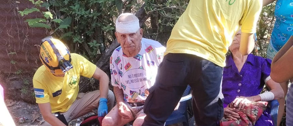 2 abuelitos resultan quemados tras explosión de tambo de gas en Ilopango