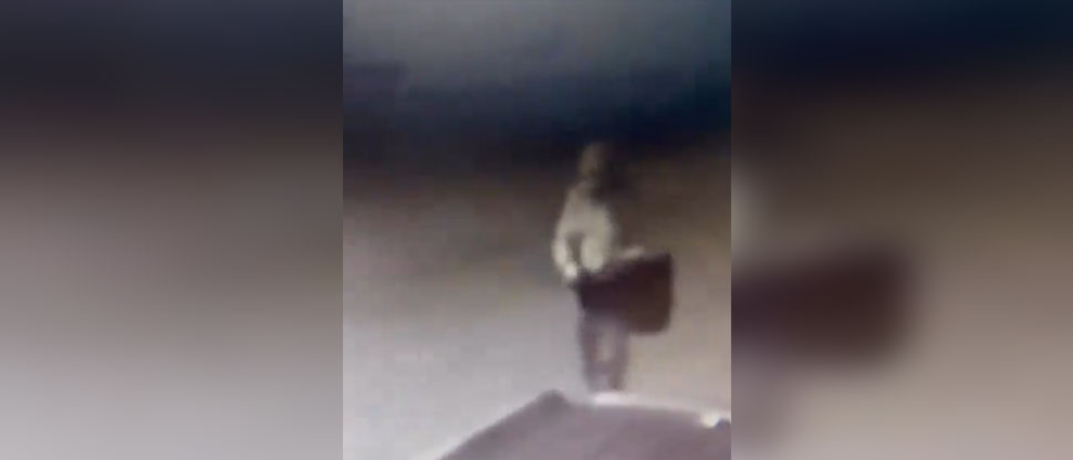 Captan a ladrón abriendo un carro y sacando las cosas de valor de su interior