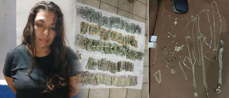 Capturan a alias La Nena, pareja de capo narco, y le decomisan más de $40,000