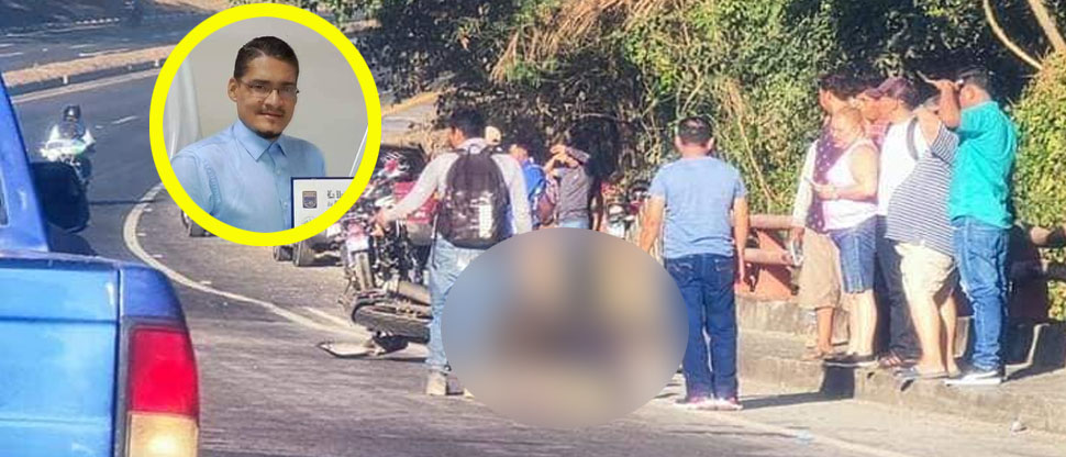 Él era Edwin, joven motociclista que falleció en choque en el by pass de San Miguel