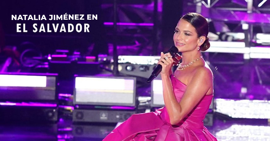Es oficial: Natalia Jiménez se presentará en El Salvador en marzo