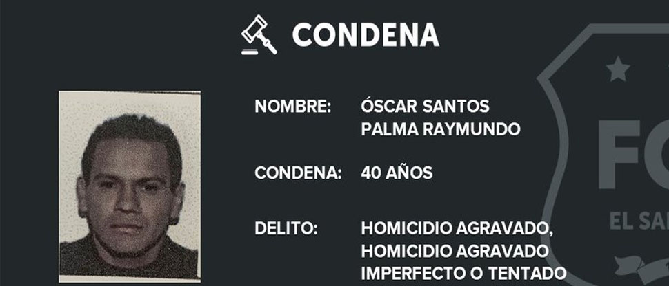 Hombre pasará 40 años preso por quitarle la vida a una persona y herir a otras 2