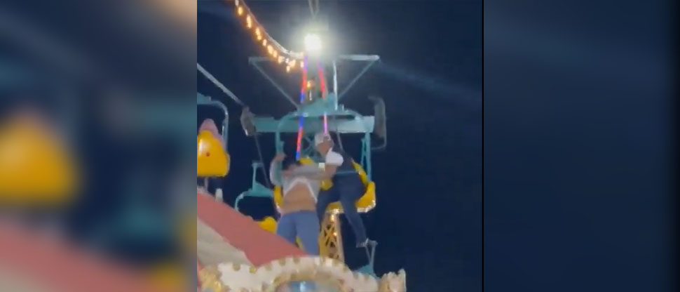 Juego mecánico se rompe y deja varias personas heridas en feria en Guatemala