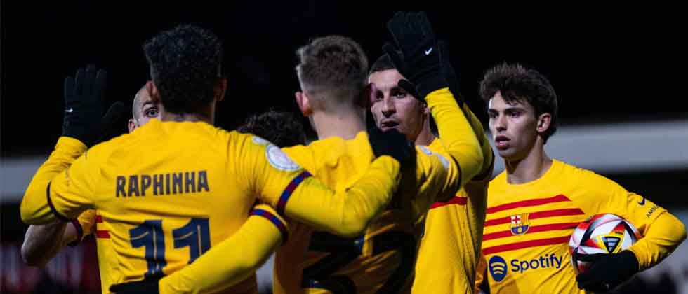 El Barcelona sufre para ganar al Barbastro, equipo de cuarta división