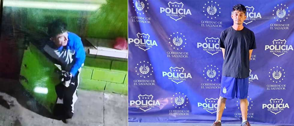 Arrestan a sujeto que hurtaba en negocios del mercado de Santa Tecla