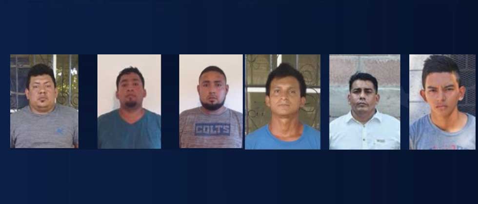 Capturan a seis miembros de una estructura de la Mara Salvatrucha