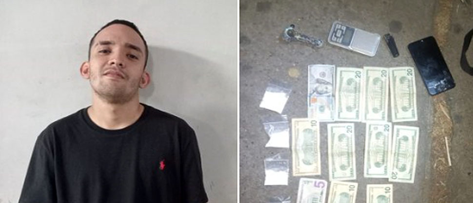 Militares ubican a sujeto con drogas y dinero ilícito en San Salvador