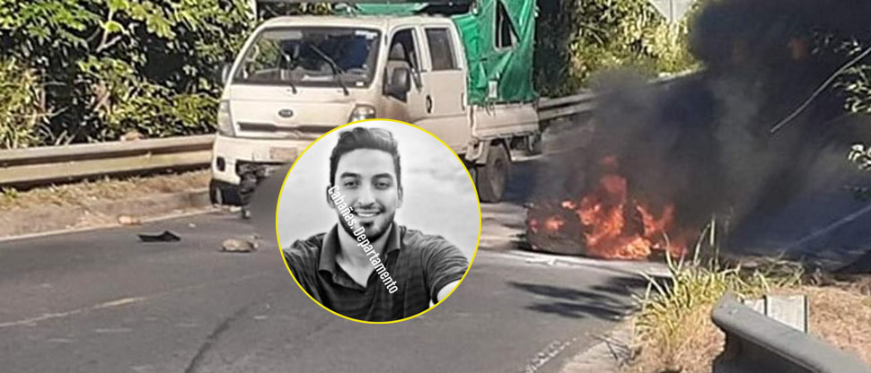 Él era Daniel, joven motociclista que falleció al chocar contra vehículo en calle a Huizúcar