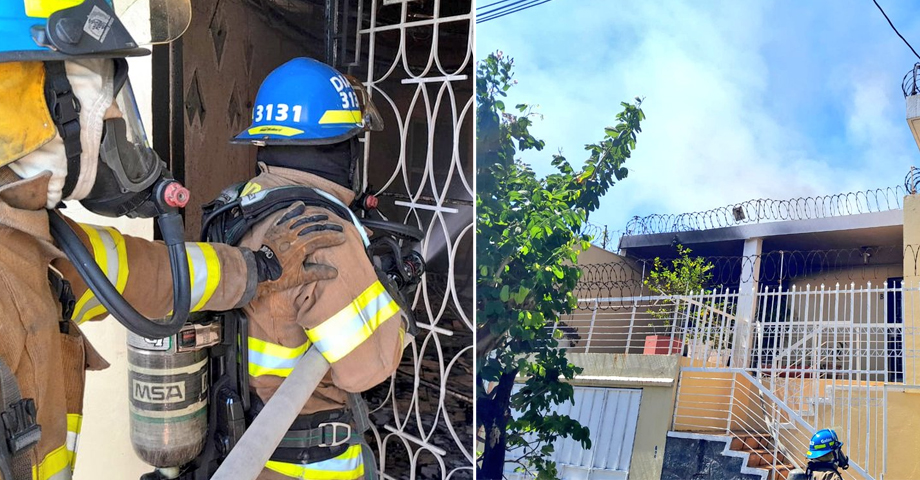 Bomberos sofoca incendio en vivienda de San Salvador