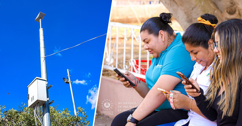 Habilitan internet de alta velocidad en Apastepeque, San Vicente