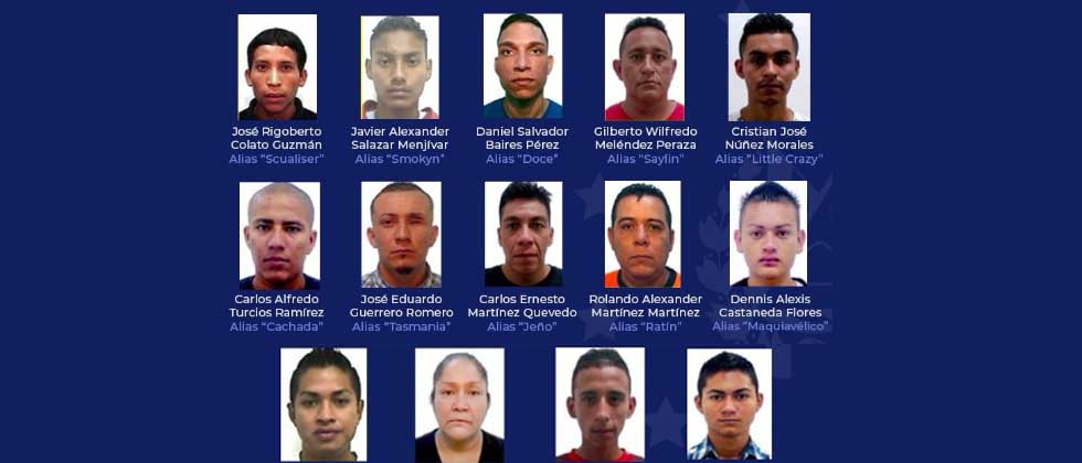 Imputan nuevos delitos a 14 miembros de la Mara Máquina